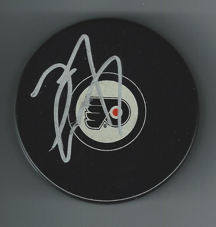 Doug Crossman Signed Philadelphia Flyers Puck