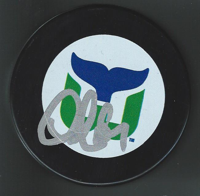 Don Maloney Signed Hartford Whalers Puck