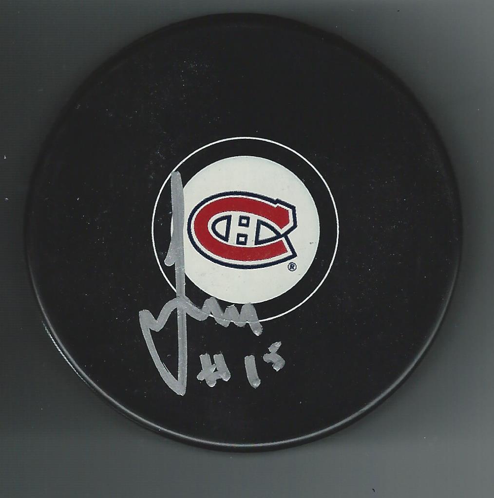 Sergei Samsonov Signed Montreal Canadiens Puck
