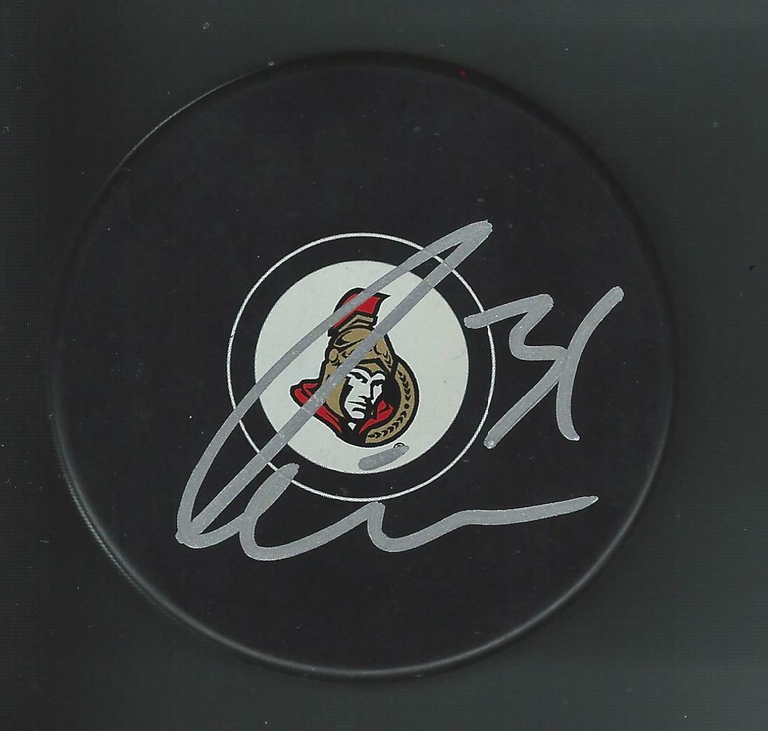 Anders Nilsson Signed Ottawa Senators Puck