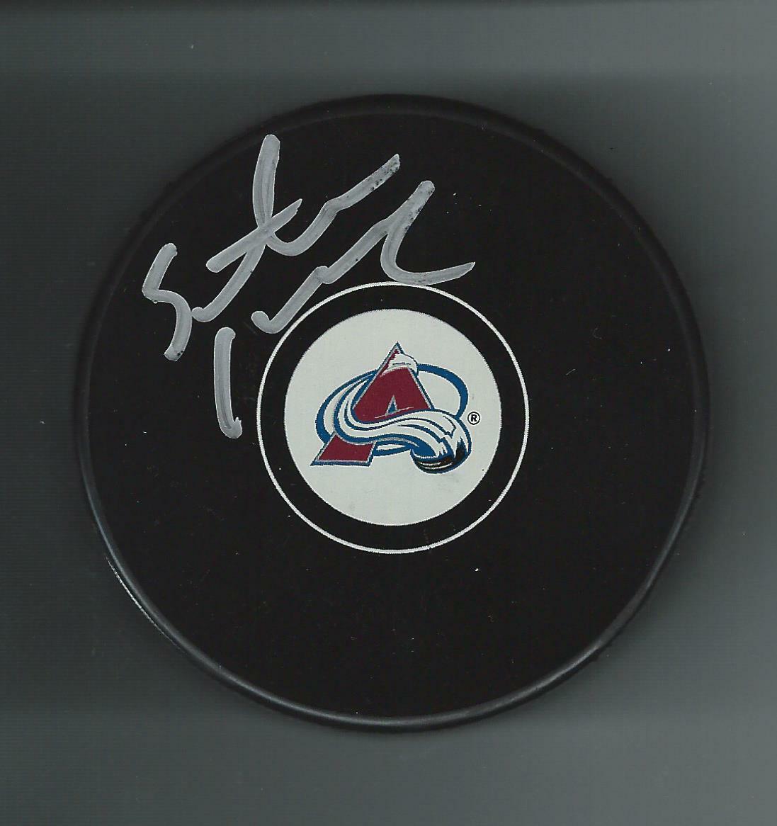 Steve Konowalchuk Signed Colorado Avalanche Puck