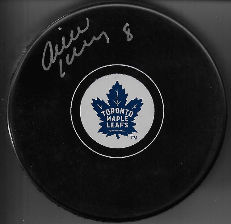 Pierre Jarry Signed Toronto Maple Leafs Puck