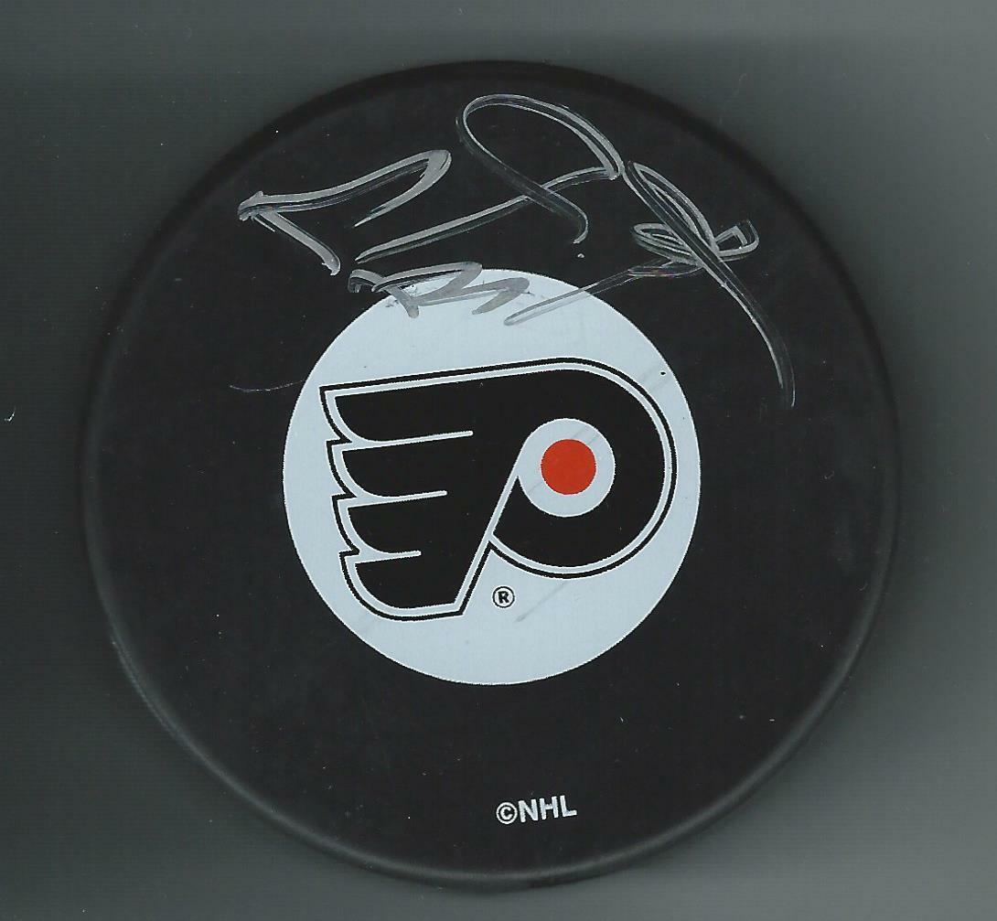 Pavel Brendl Signed Philadelphia Flyers Puck