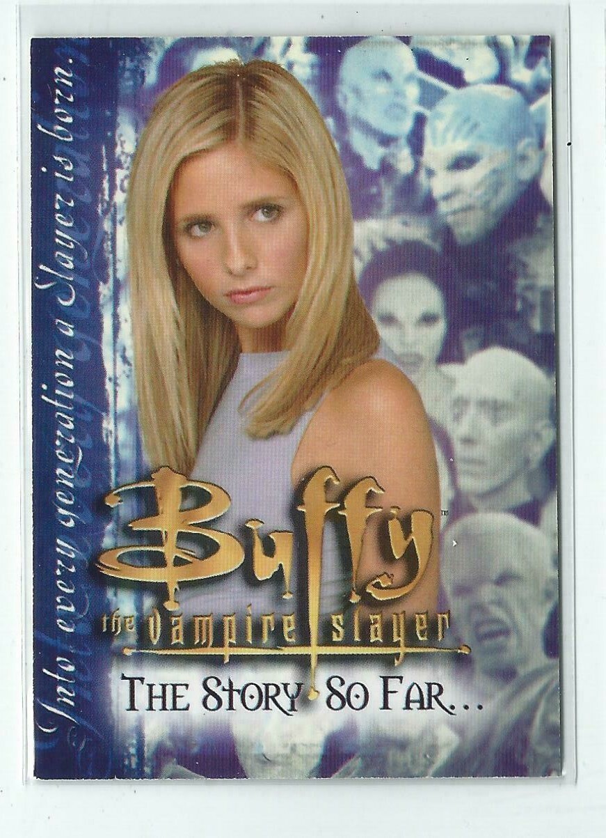 BUFFY THE VAMPIRE SLAYER THE STORY SO FAR 2000 IKON CARD # A1 COLLECTIBLE MEMORABILIA
