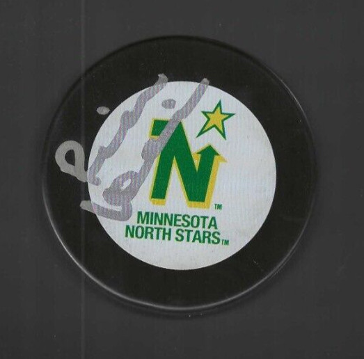 Raimo Helminen Signed Minnesota North Stars Puck
