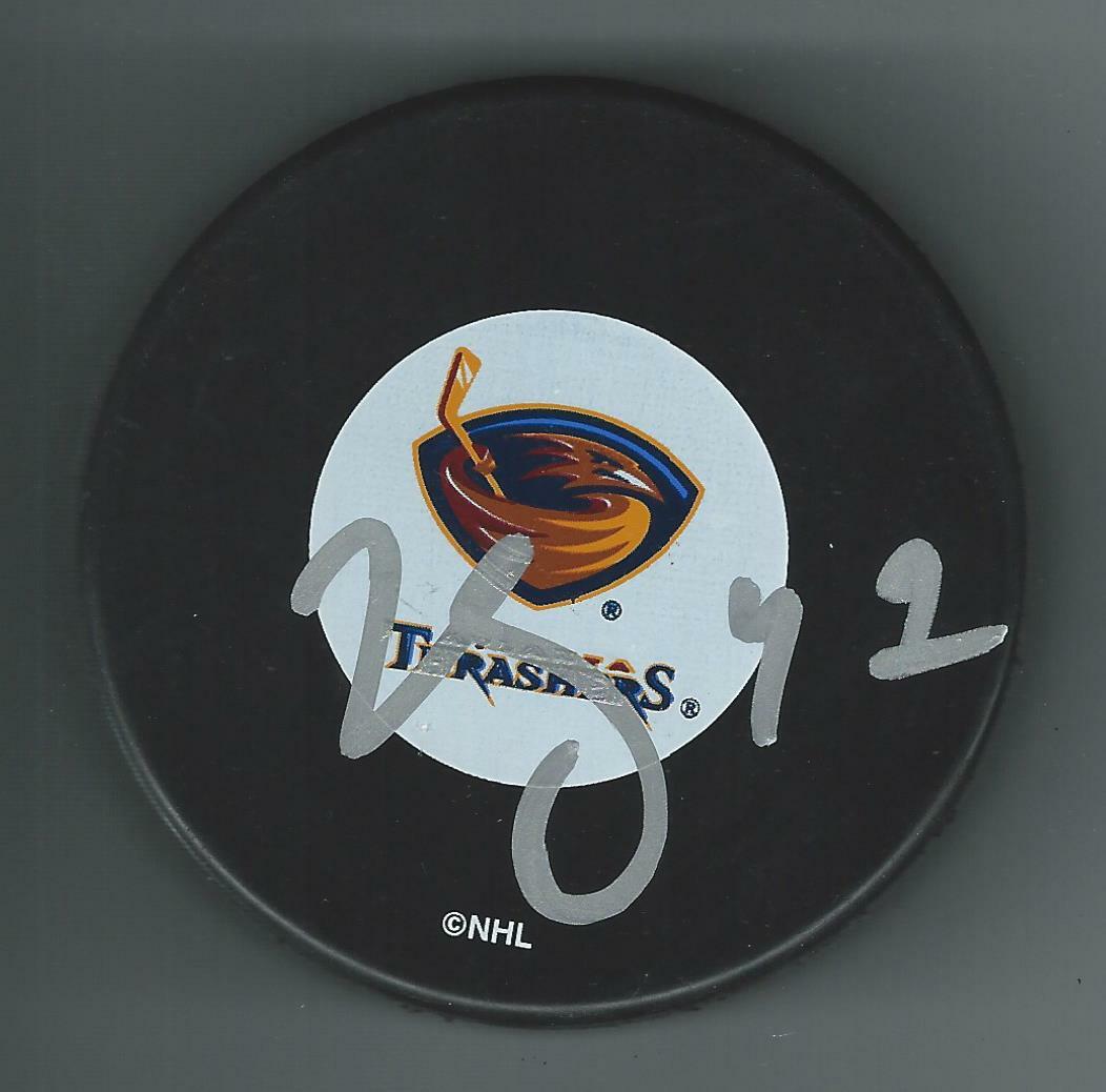 Rich Peverley Signed Atlanta Thrashers Puck