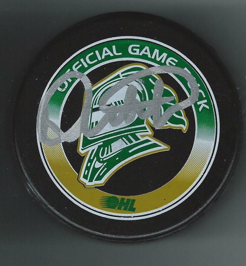 Dale Hunter Signed London Knights Official Game Puck Washington Capitals
