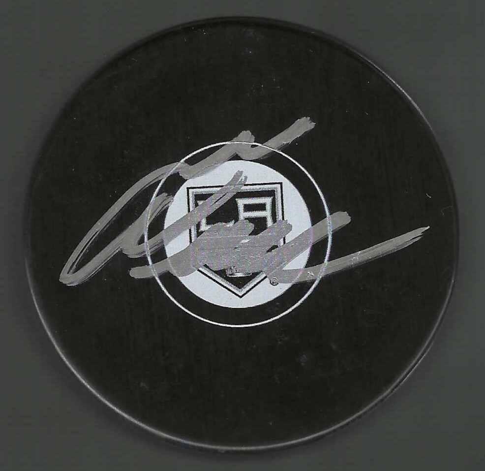 Alex Turcotte Signed Los Angeles Kings Puck