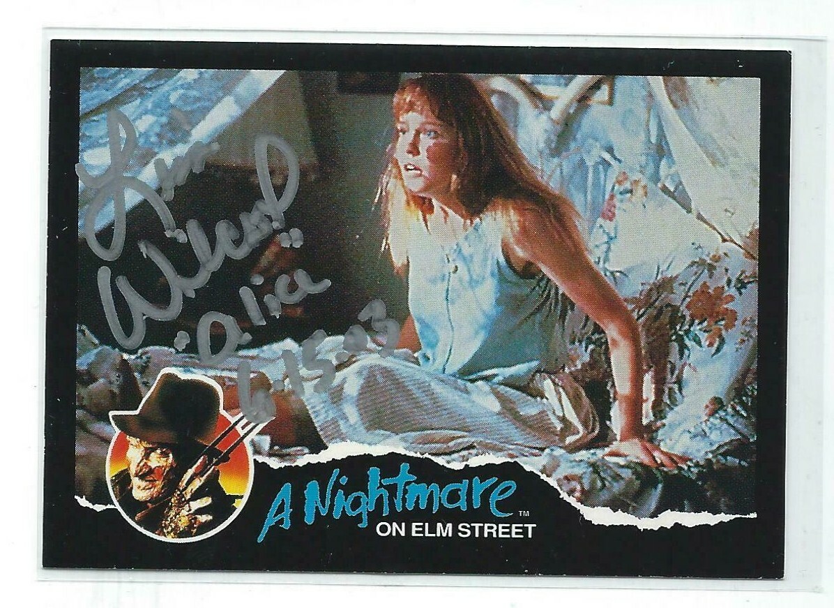 Lisa Wilcox Signed 1984 A Nightmare On Elm Street Card #71