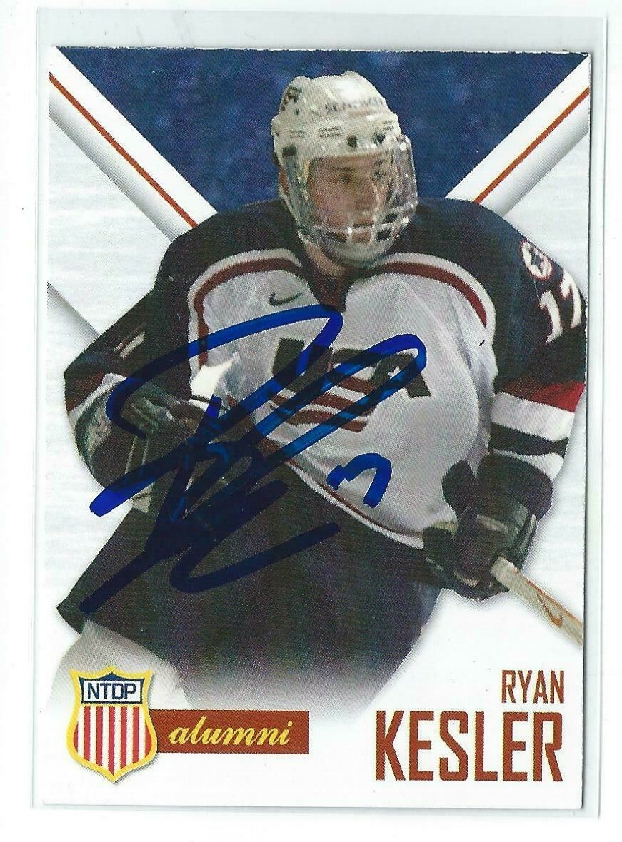 Ryan Kesler Signed USA NTDP Team Issued Alumni Card Vancouver Canucks