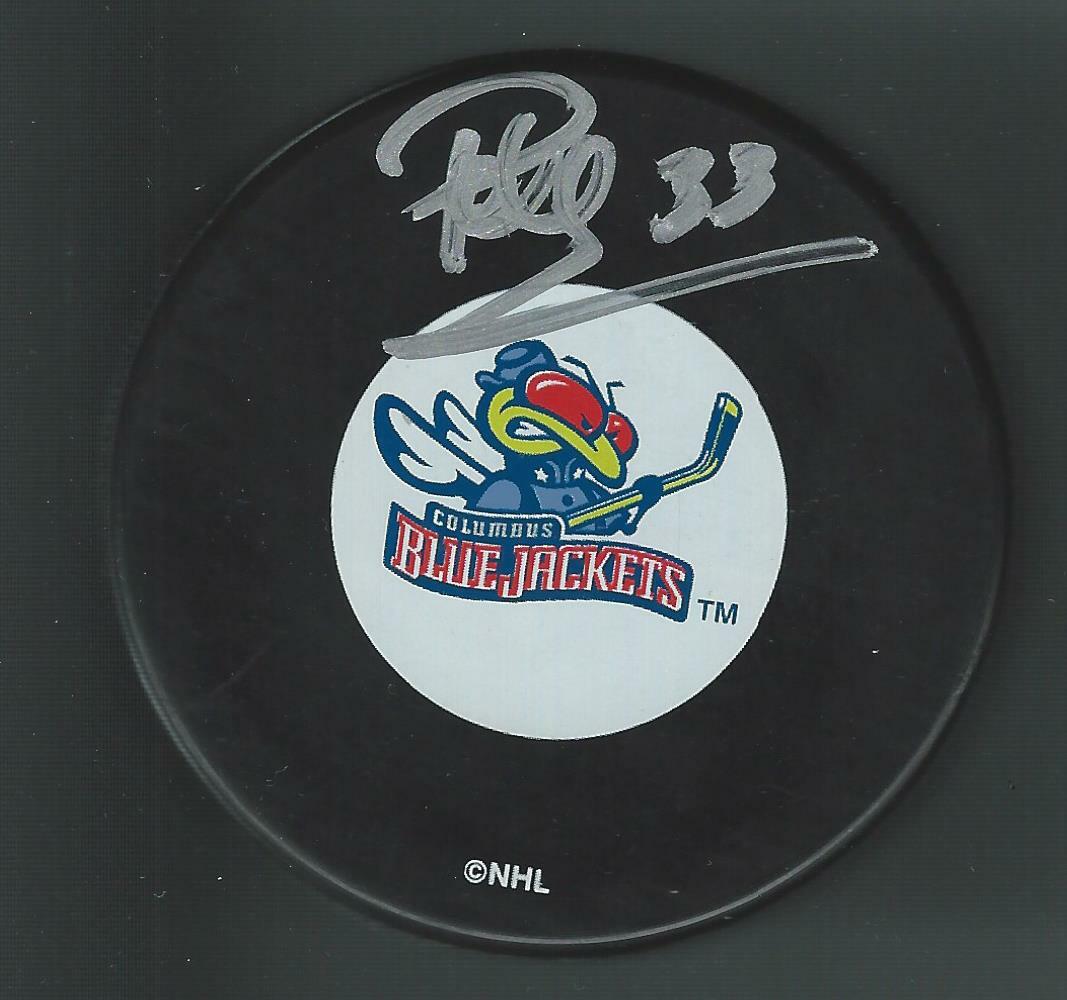 Petteri Nummelin Signed Columbus Blue Jackets Puck