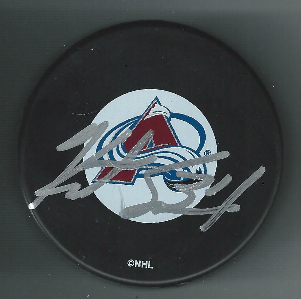 Kurt Sauer Signed Colorado Avalanche Puck