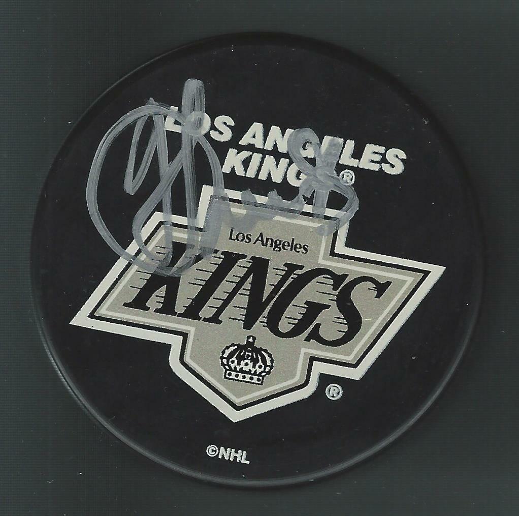 Dmitri Khristich Signed Los Angeles Kings Puck