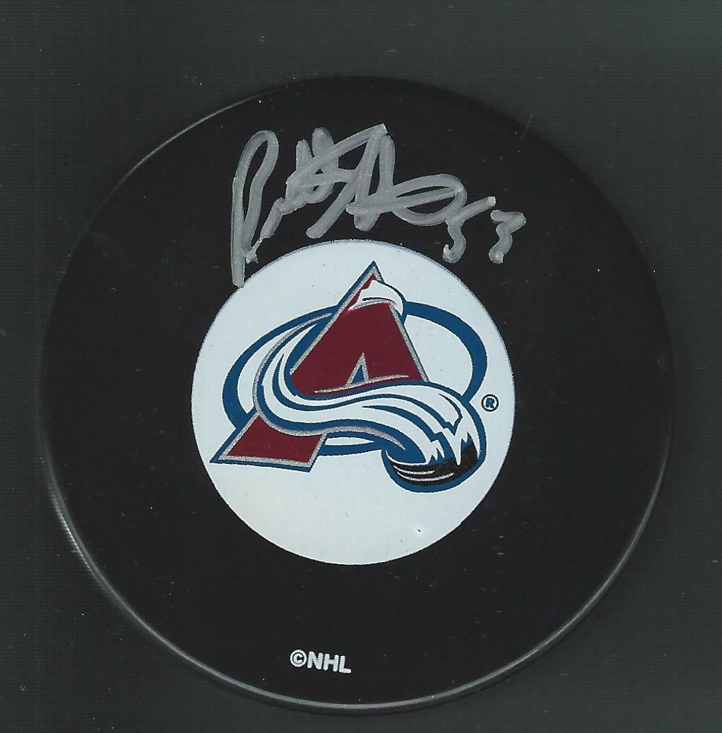 Brett MacLean Signed Colorado Avalanche Puck