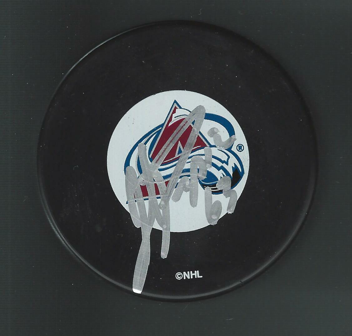Joel Prpic Signed Colorado Avalanche Puck