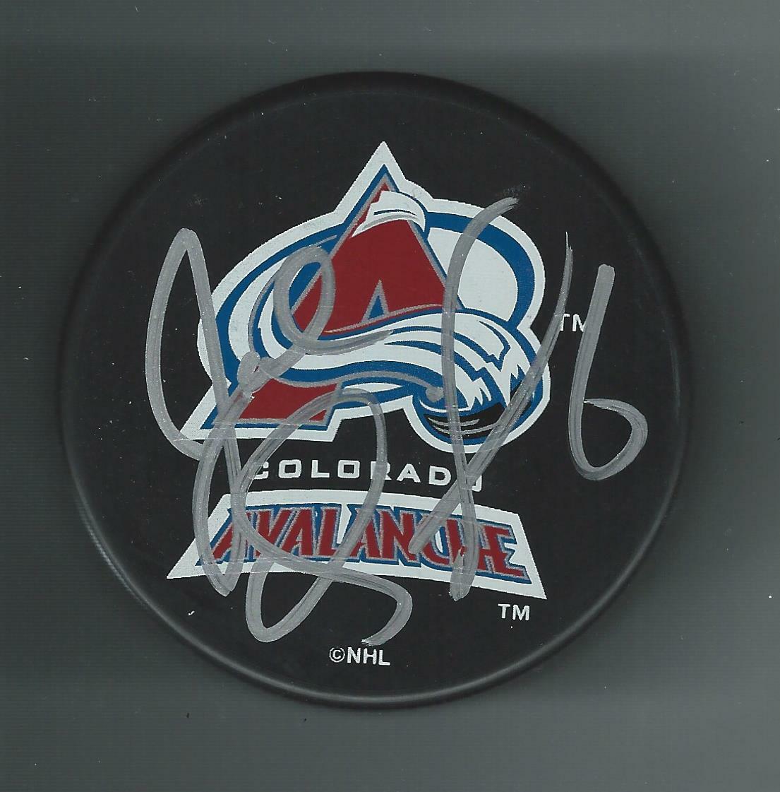 Joel Quenneville Signed Colorado Avalanche Souvenir Puck