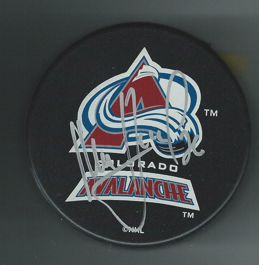 Martin Rucinsky Signed Colorado Avalanche Souvenir Puck