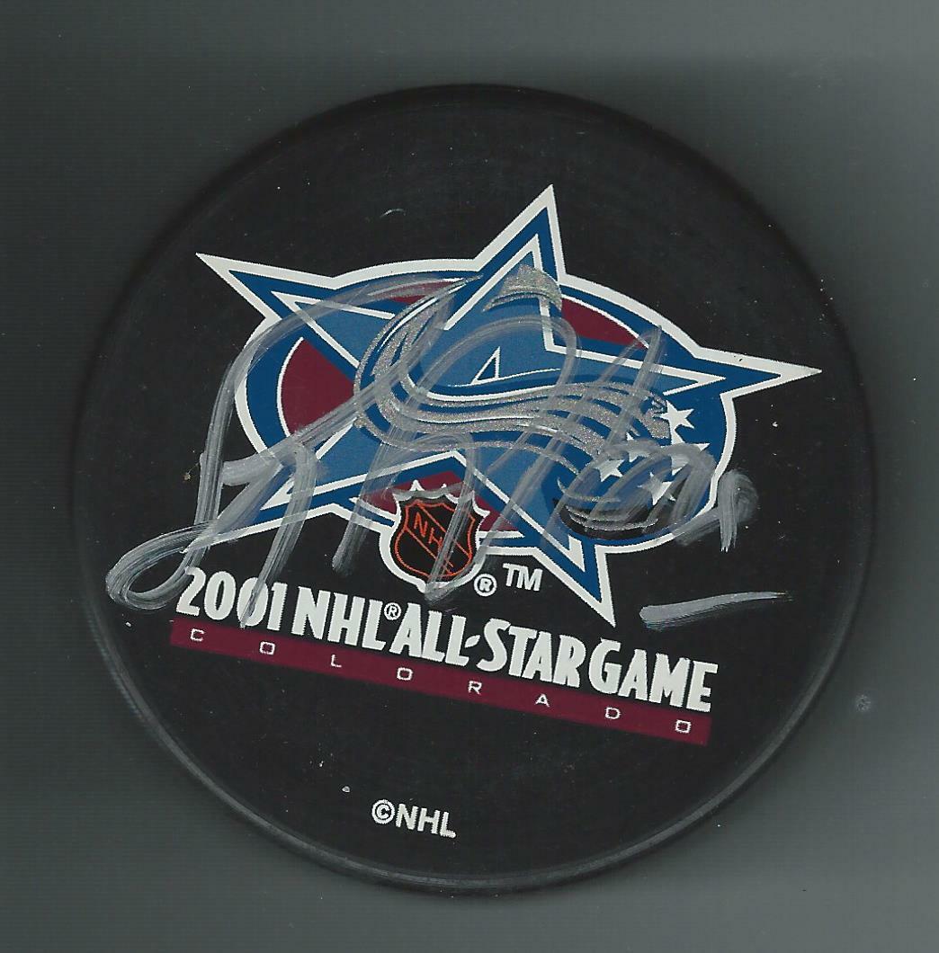 Larry Robinson Signed 2001 NHL All Star Game Puck Ottawa Senators