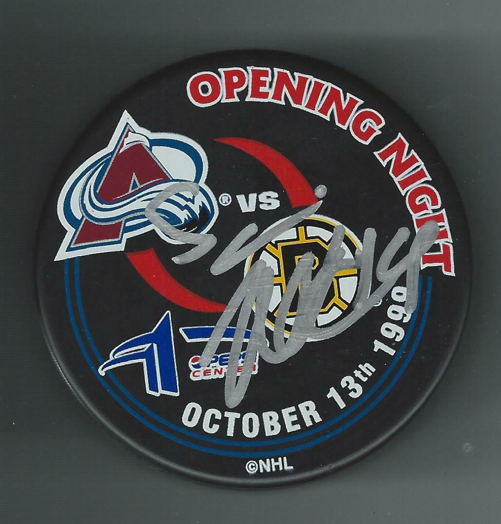 Sami Helenius Signed Colorado Avalanche 1999 Opening Night Puck