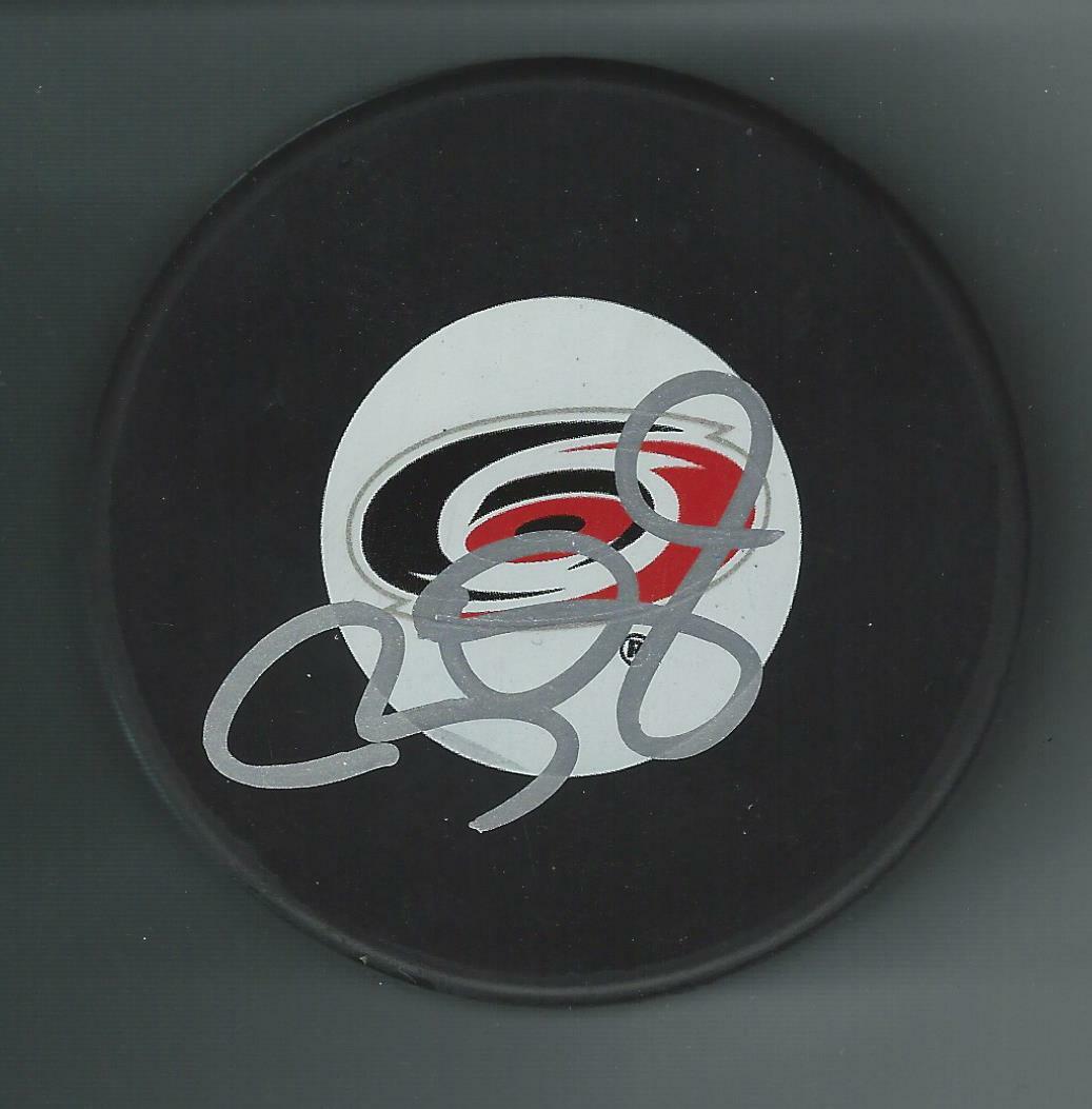 Ryan Dzingel Signed Carolina Hurricanes Puck