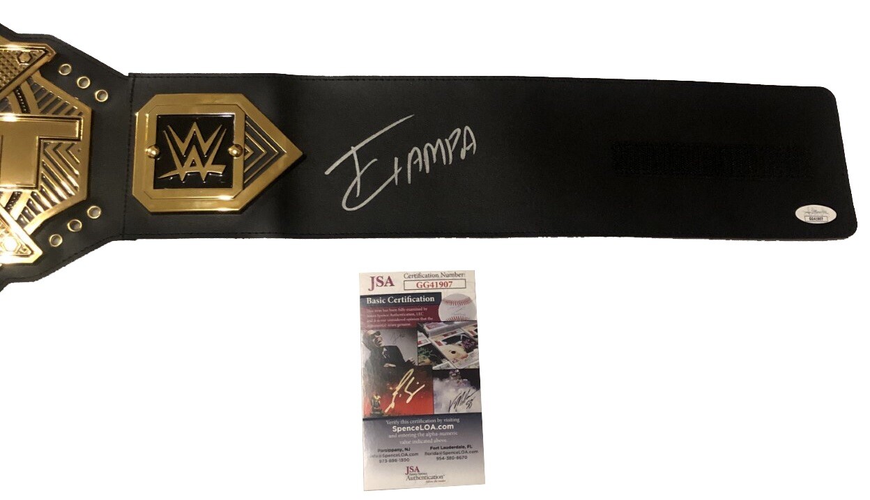 Tommaso Ciampa Signed WWE NXT Championship Goldie Toy Belt