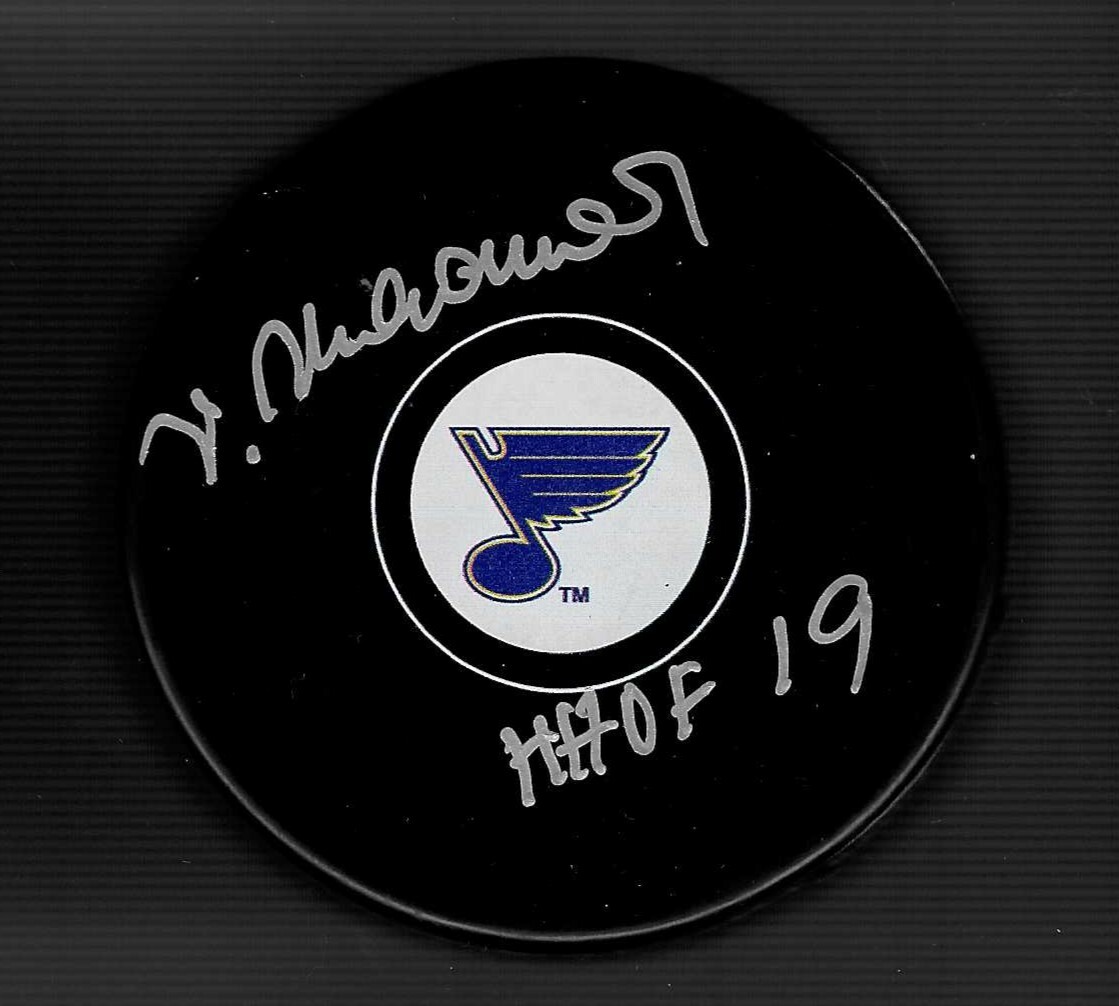 Vaclav Nedomansky Signed & Inscribed 