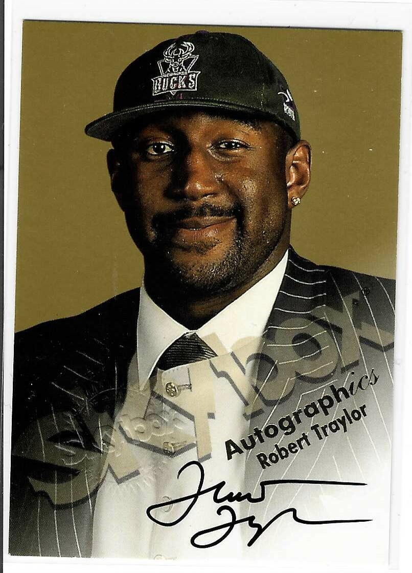 Robert Traylor 1998/99 SkyBox  Autograph Card Milwaukee Bucks