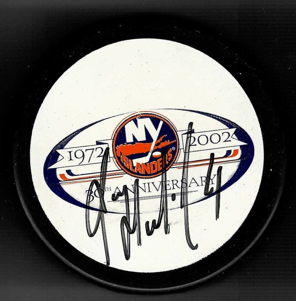 Roman Hamrlik Signed New York Islanders 30th Anniversary Puck
