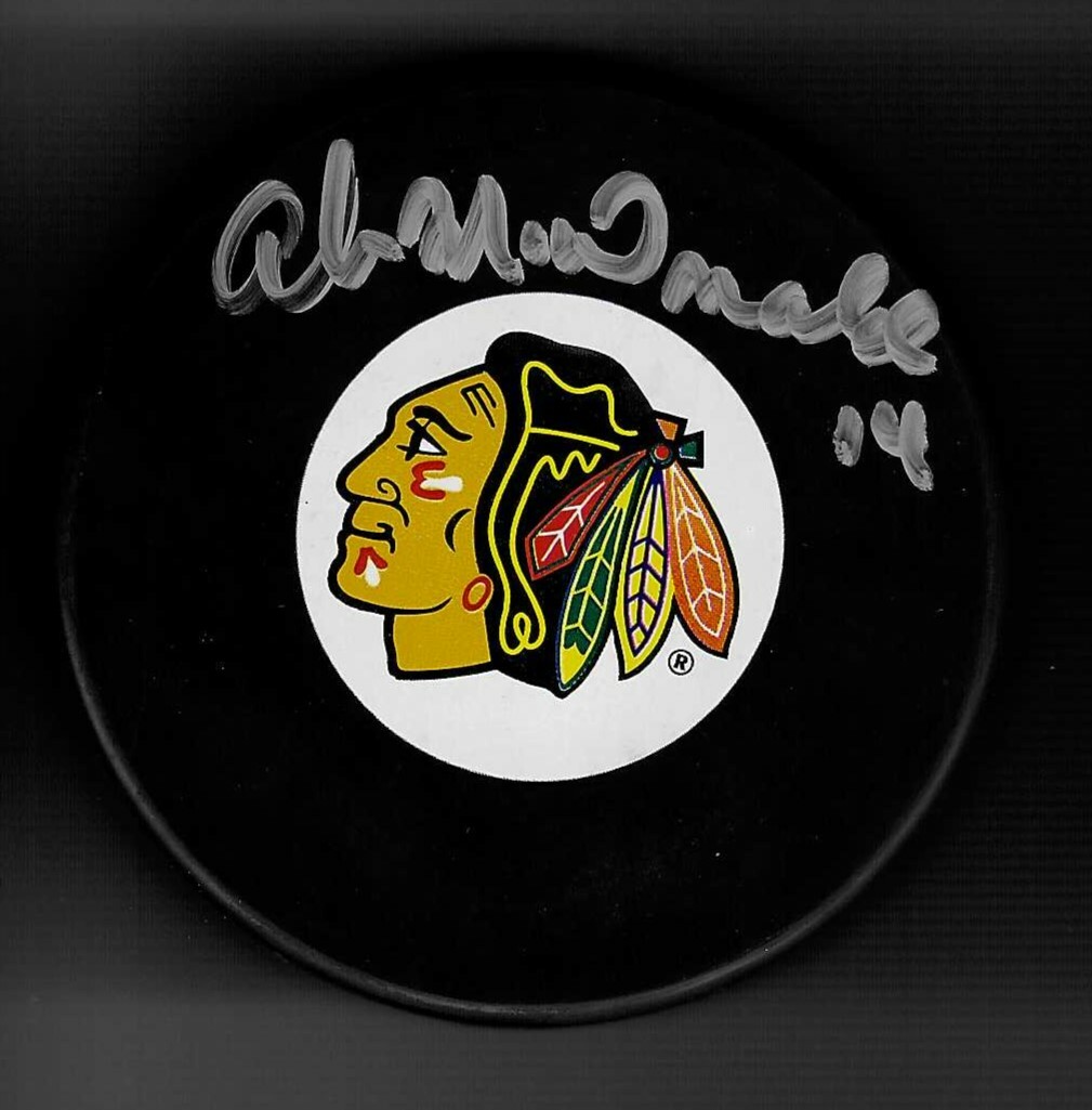 Ab McDonald Signed Chicago Blackhawks Puck