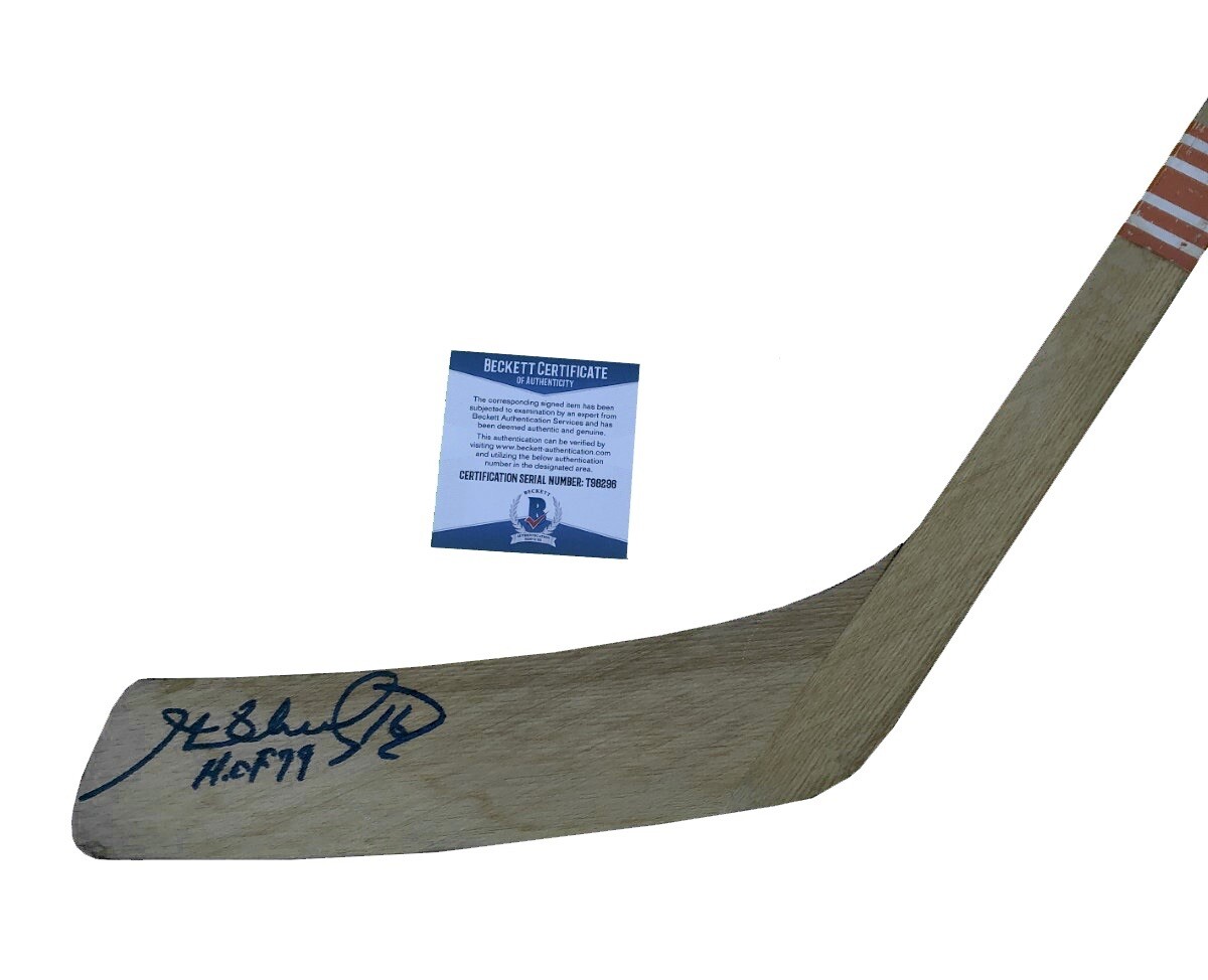 Henri Richard Signed Montreal Canadiens Vintage Jr. Sher-Wood Stick Beckett COA