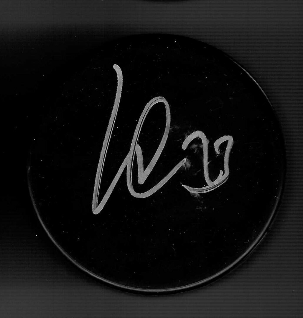 Milan Hejduk Signed Blank Puck Colorado Avalanche