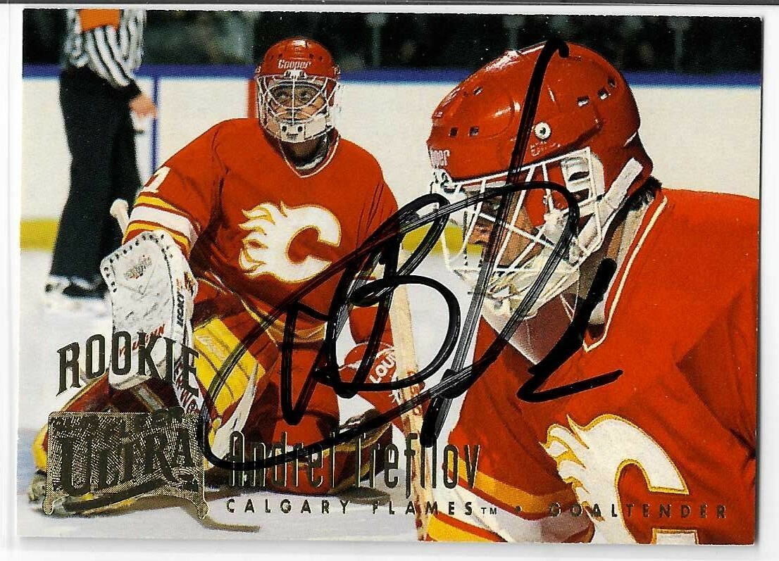 Andrei Trefilov Signed 1994/95 Fleer Ultra Rookie Card #271