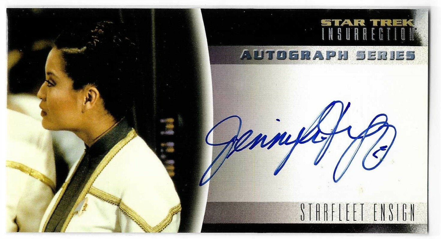 Jennifer Tung As Starfleet Ensign Star Trek Insurrection Autograph Card A-8