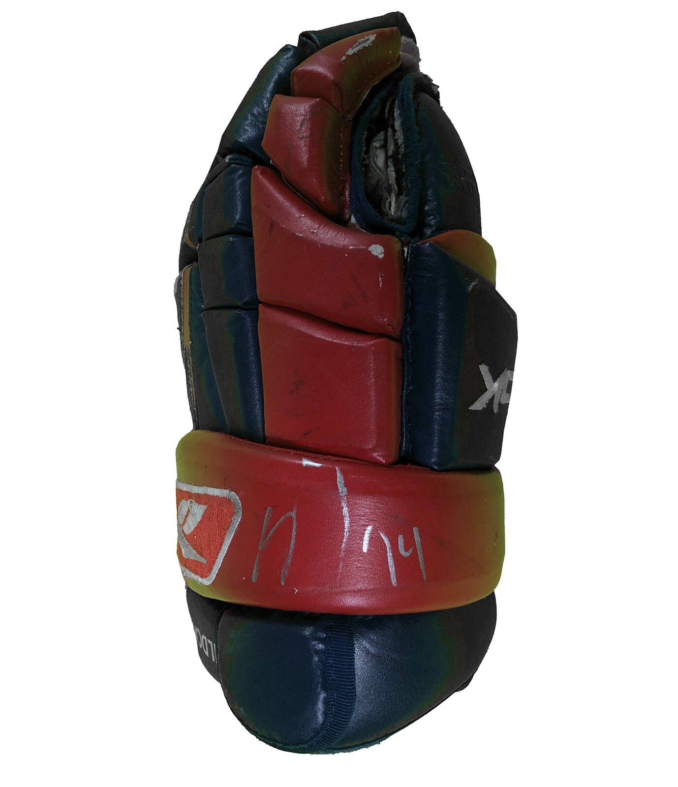 Game Used Moncton Wildcats Glove Signed By Gabriel Bourque Winnipeg Jets