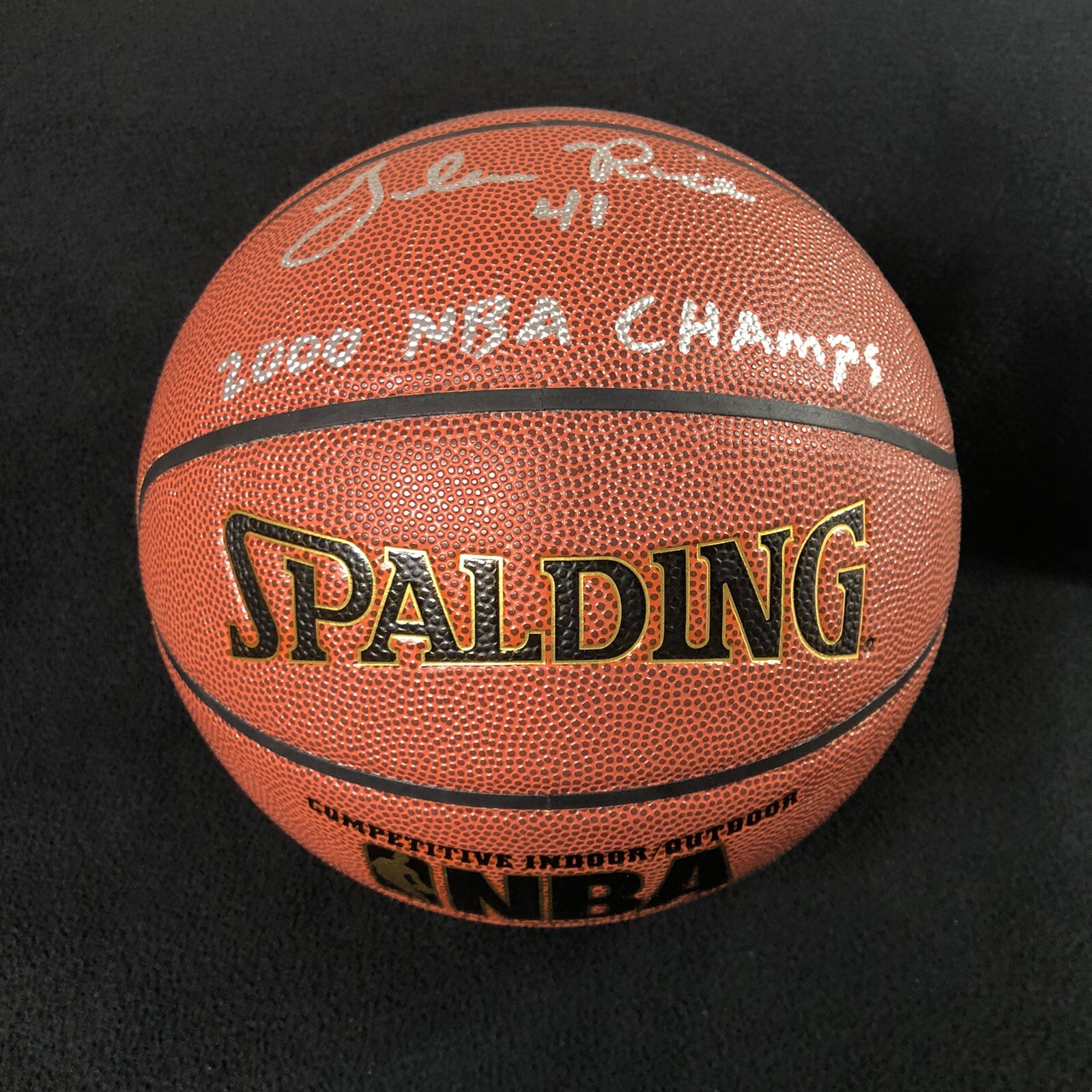 Glen Rice Signed & Inscribed 