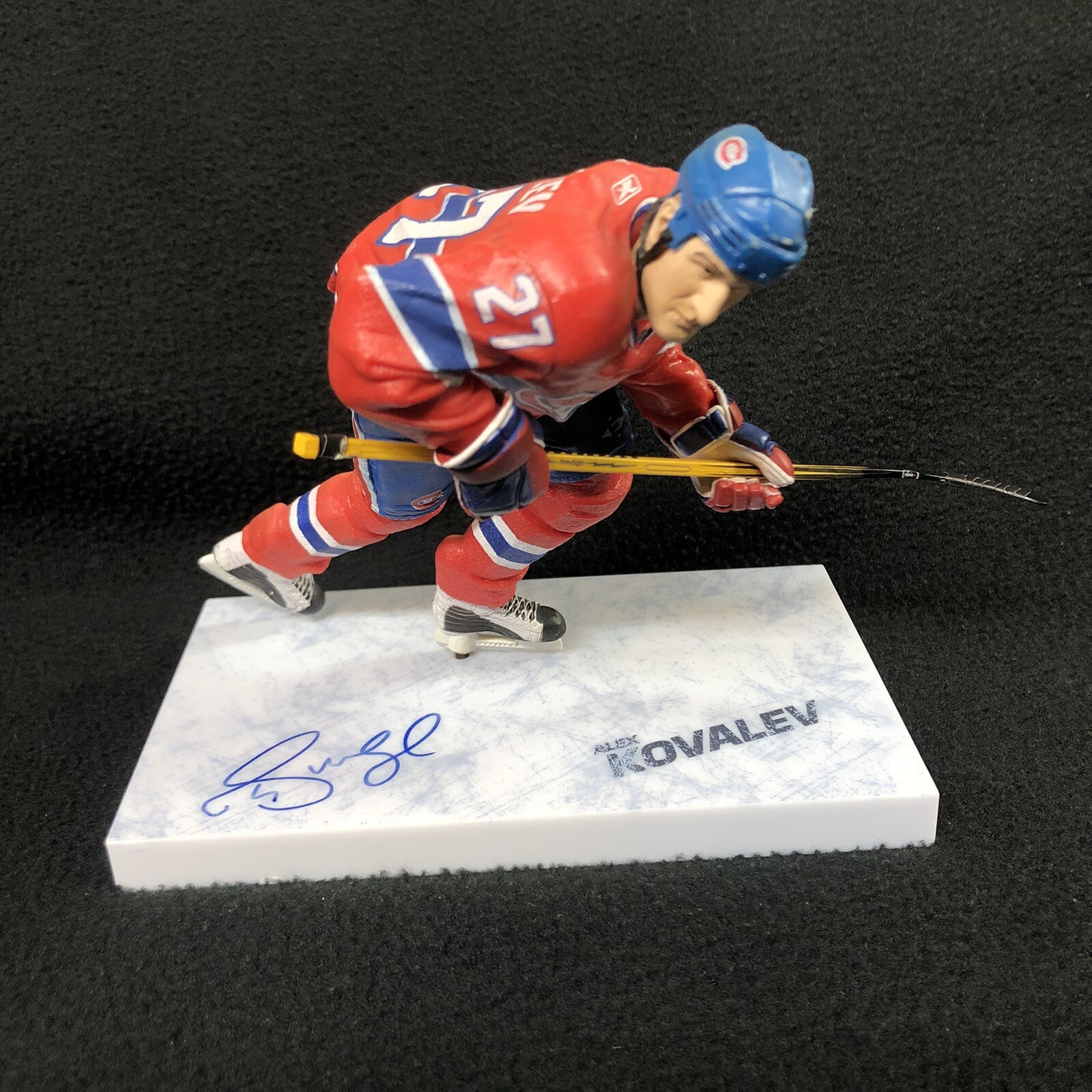 Alexei Kovalev Signed Montreal Canadiens McFarlane Figure