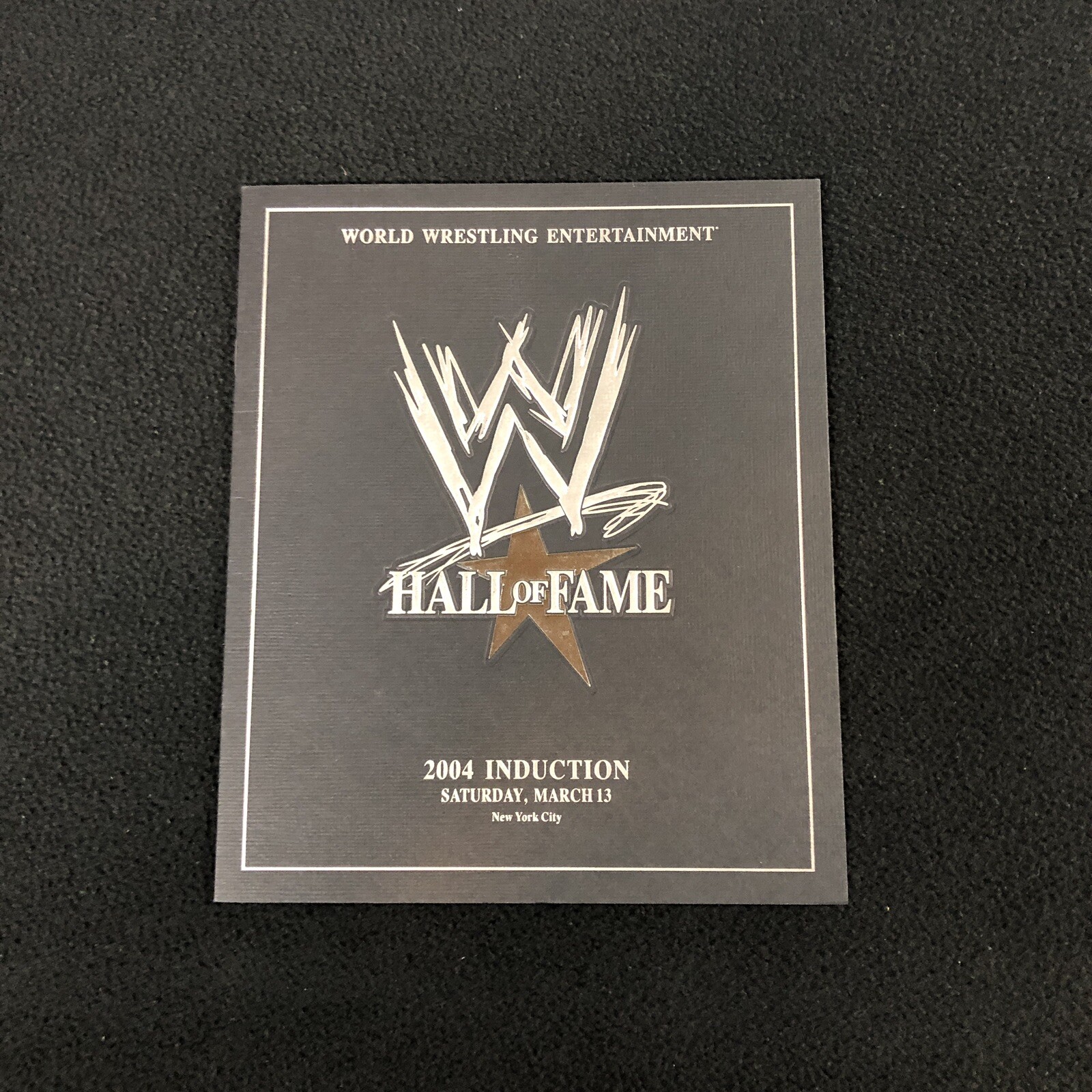 WWE HOF CLASS OF 2004 PROGRAM COMPLETELY SIGNED BY 9 JSA LOA COA WWF PETE ROSE COLLECTIBLE MEMORABILIA
