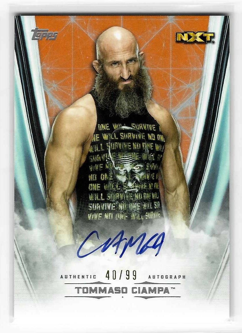 Tommaso Ciampa 2020 Topps Undisputed Authentic Autograph Card A-TC 40/99