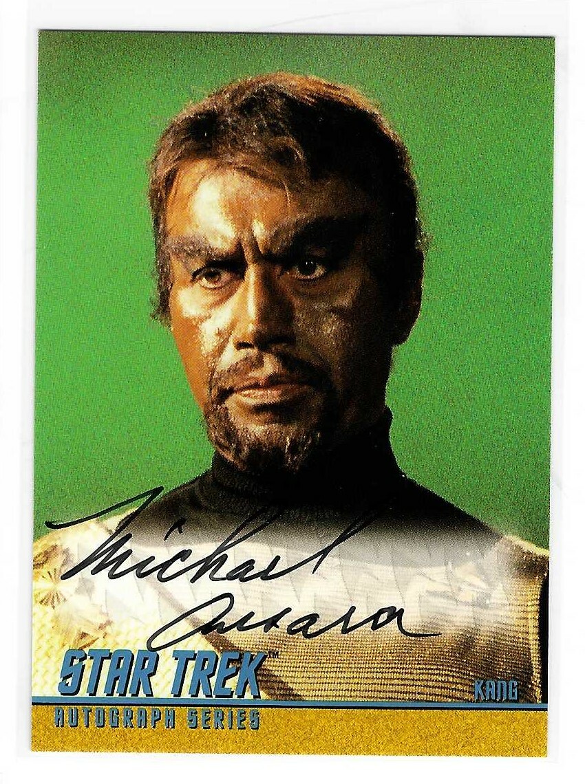 Michael Ansara 1997 Sky Box Star Trek TOS Autograph Series Card A72