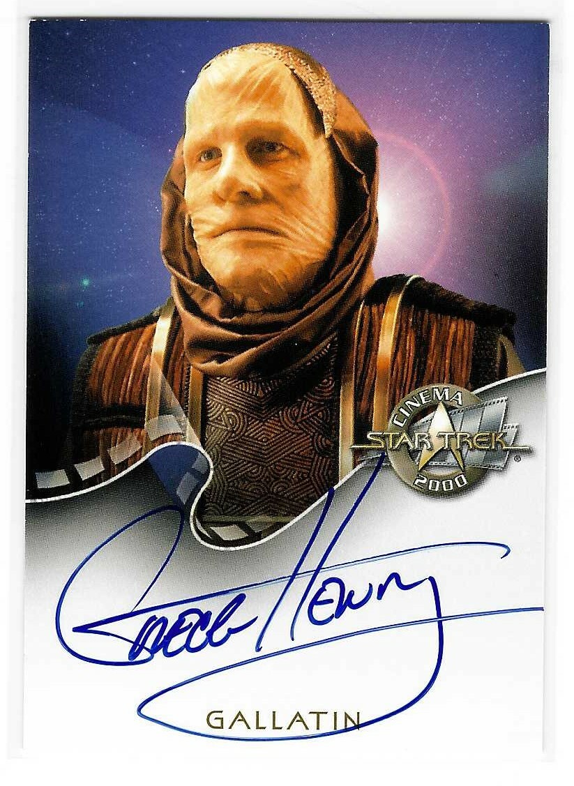 Gregg Henry 2000 Sky Box Cinema Star Trek Autograph Card A18