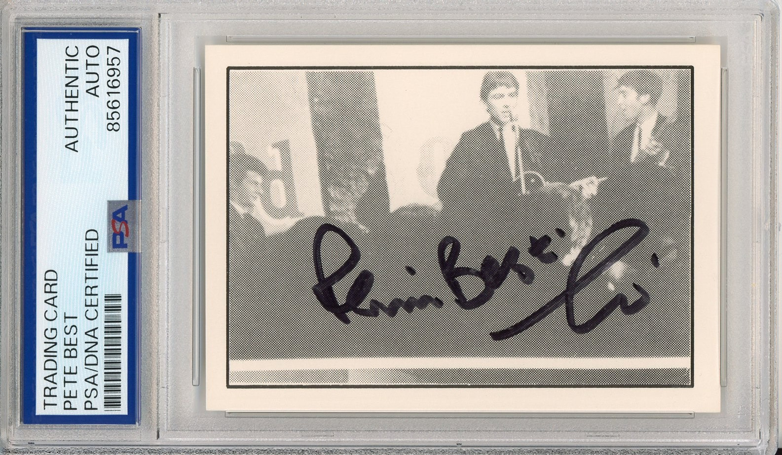 1992 American Images Card Pete Best Beatles Original Drummer SIGNED PSA DNA COA
