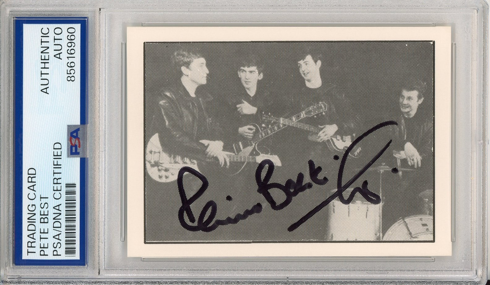 1992 American Images Card Pete Best Beatles Original Member SIGNED PSA DNA COA
