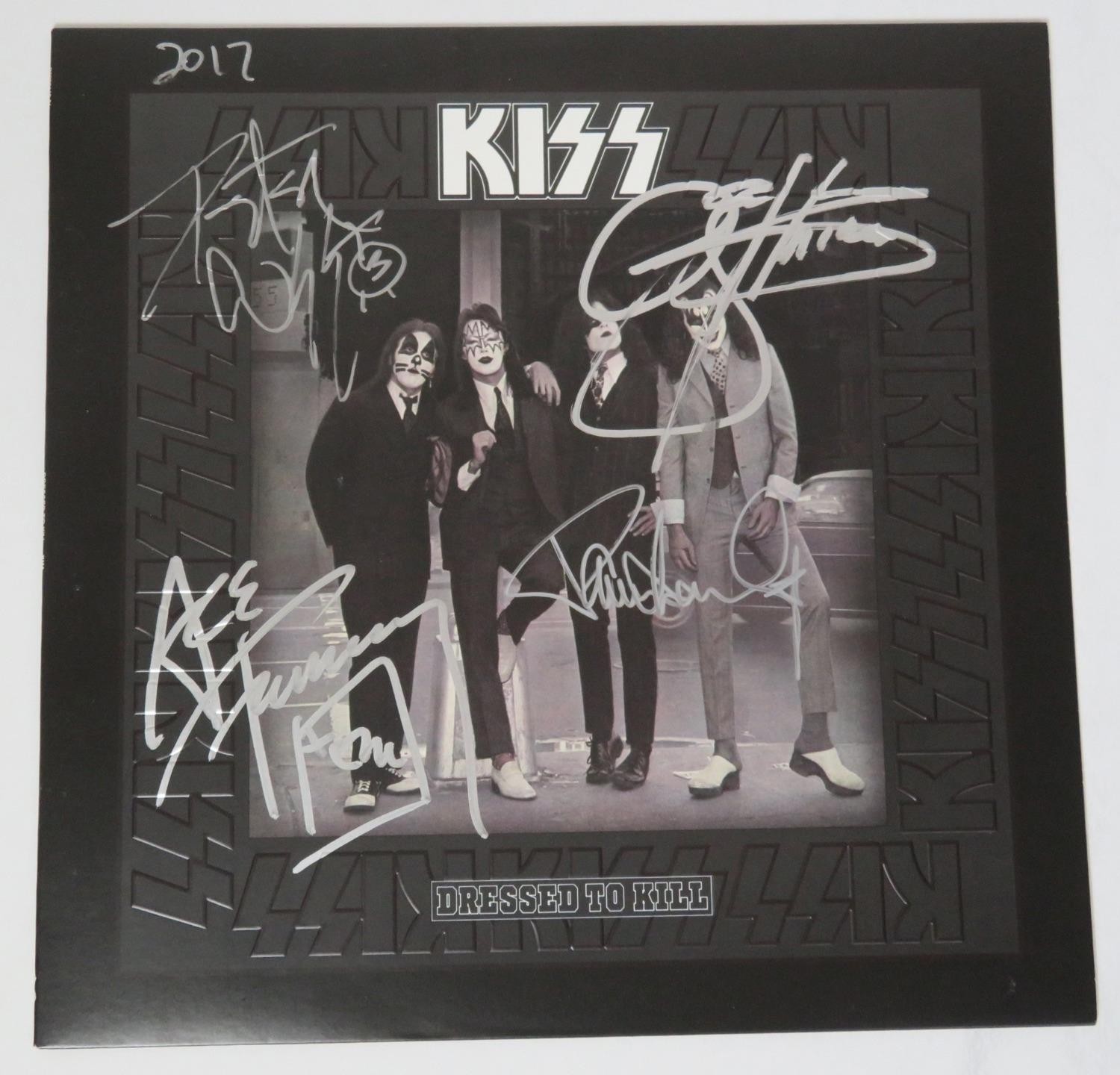 KISS Signed Autograph Auto 