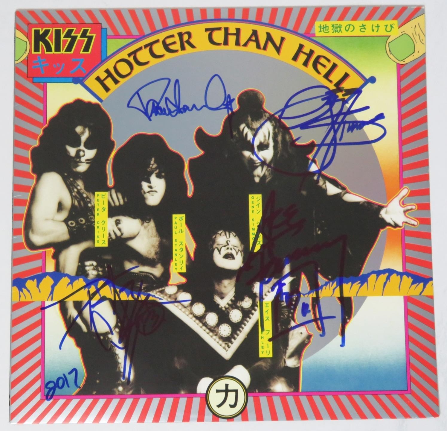 KISS Signed Autograph Auto 