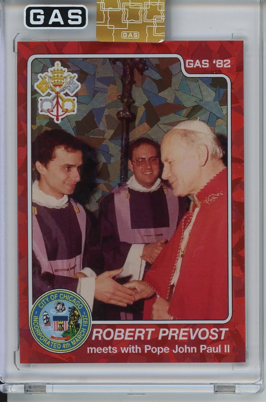 2025 GAS Trading Cards Pope Leo XIV Rookie Card RC Robert Prevost #'d 90/100