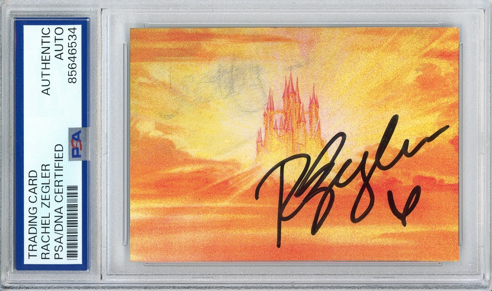 1994 SKYBOX DISNEY SNOW WHITE TRADING CARD #60 SIGNED RACHEL ZEGLER PSA DNA COA