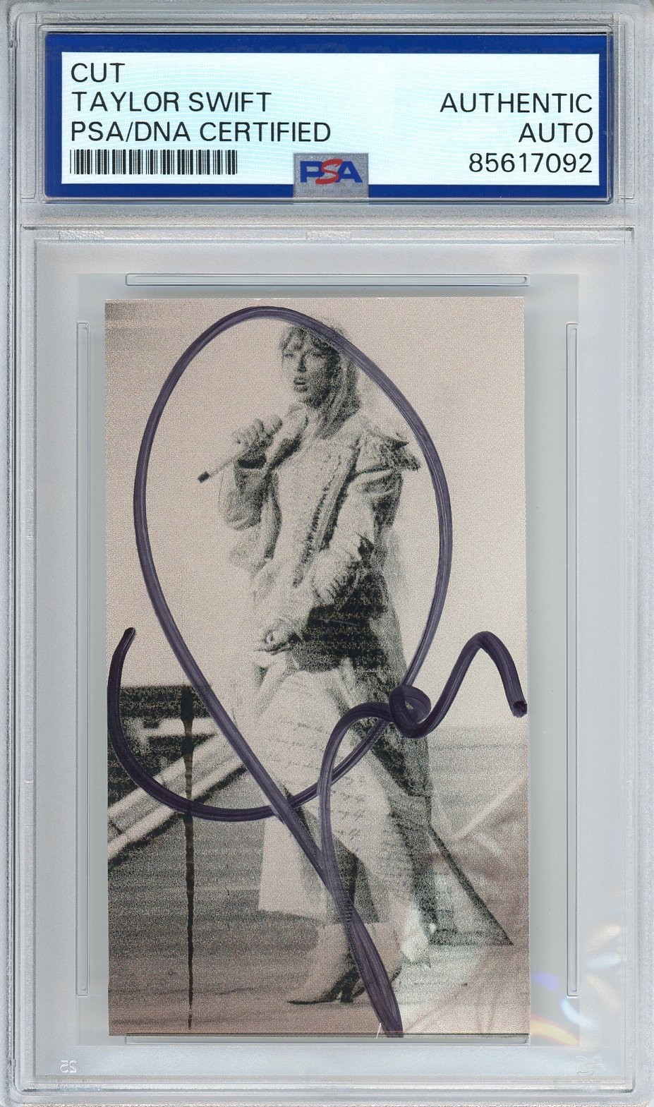 TAYLOR SWIFT SIGNED The Eras Tour Tortured Poets AUTOGRAPHED Picture PSA DNA COA