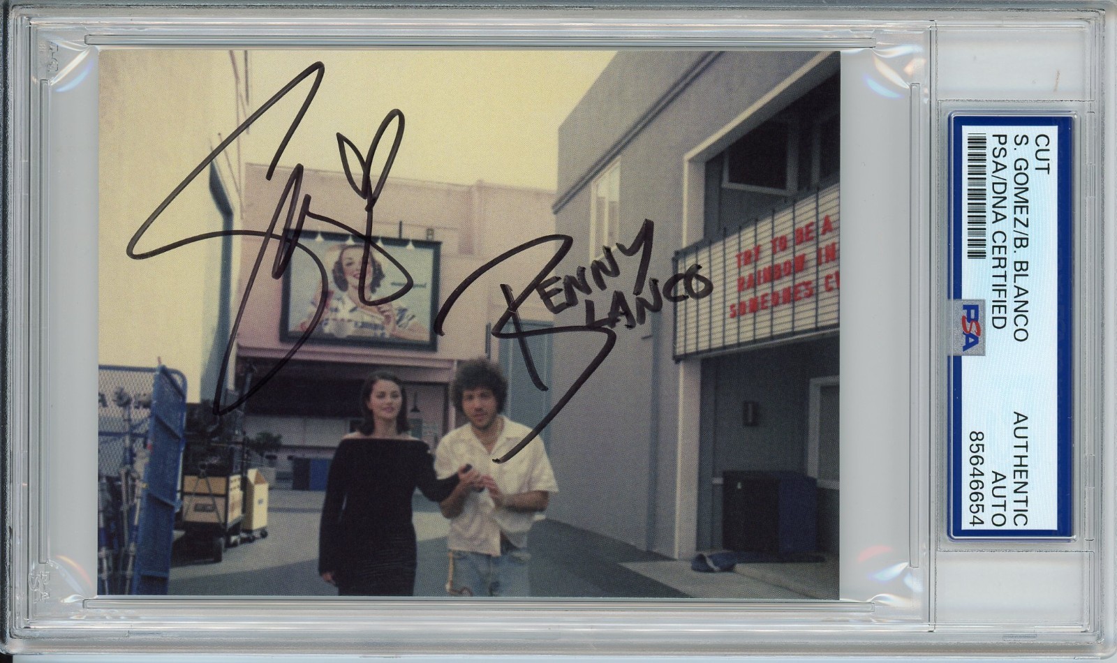 SIGNED Selena Gomez & Benny Blanco I Said Love You CD Art Cover Card PSA DNA COA