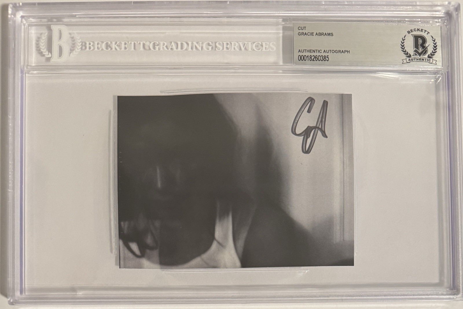 Gracie Abrams Signed Good Riddance Album Cover Picture Autograph BAS Beckett COA