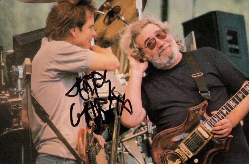 Jerry Garcia Signed Autograph 4x6 Grateful Dead Photo Postcard w/ JSA COA